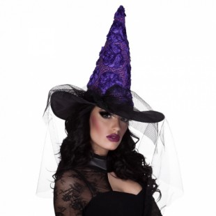  Witch Hat Anemona Polyester Black/purple in Kuwait